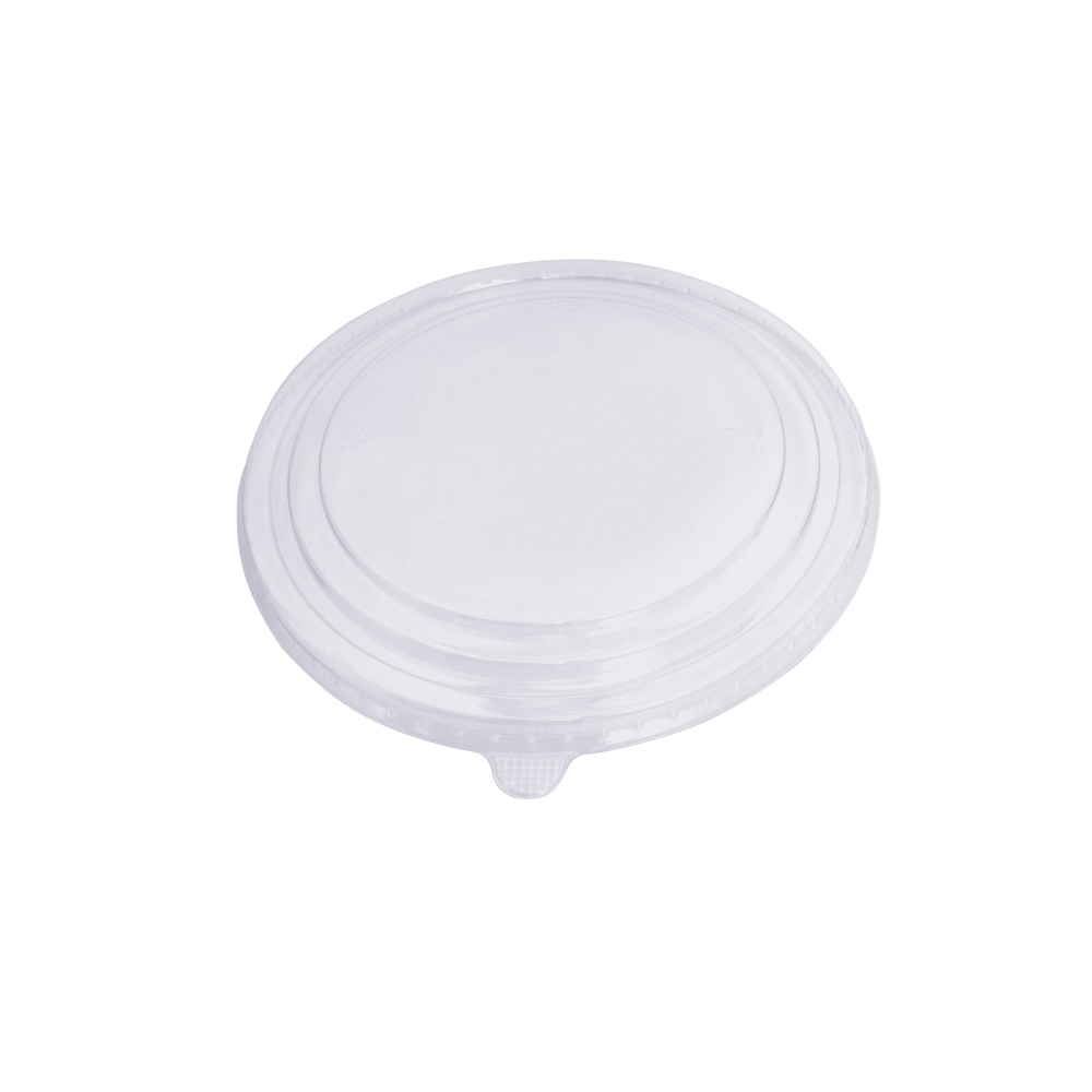 Καπάκι Πλαστικό PET Διάφανο για Μπολ 1100ml Ø165mm Σειρά C Tefaco 006942 (50 Τεμάχια) - 