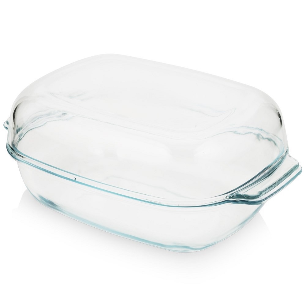 Σκεύος Πυρίμαχο Γυάλινο Οβάλ 5,7Lt 14,3x22,6xH34,5cm Με Καπάκι Arizona Nava 10-143-108 - 