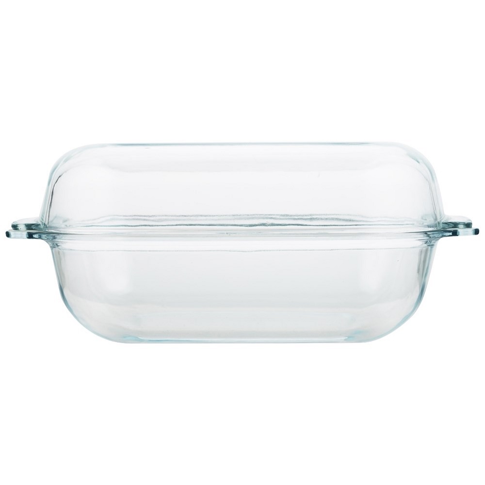Σκεύος Πυρίμαχο Γυάλινο Οβάλ 5,7Lt 14,3x22,6xH34,5cm Με Καπάκι Arizona Nava 10-143-108 - 2