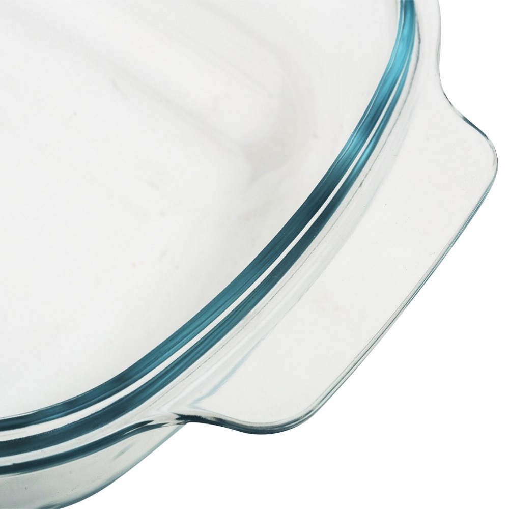 Σκεύος Πυρίμαχο Γυάλινο Οβάλ 5,7Lt 14,3x22,6xH34,5cm Με Καπάκι Arizona Nava 10-143-108 - 4