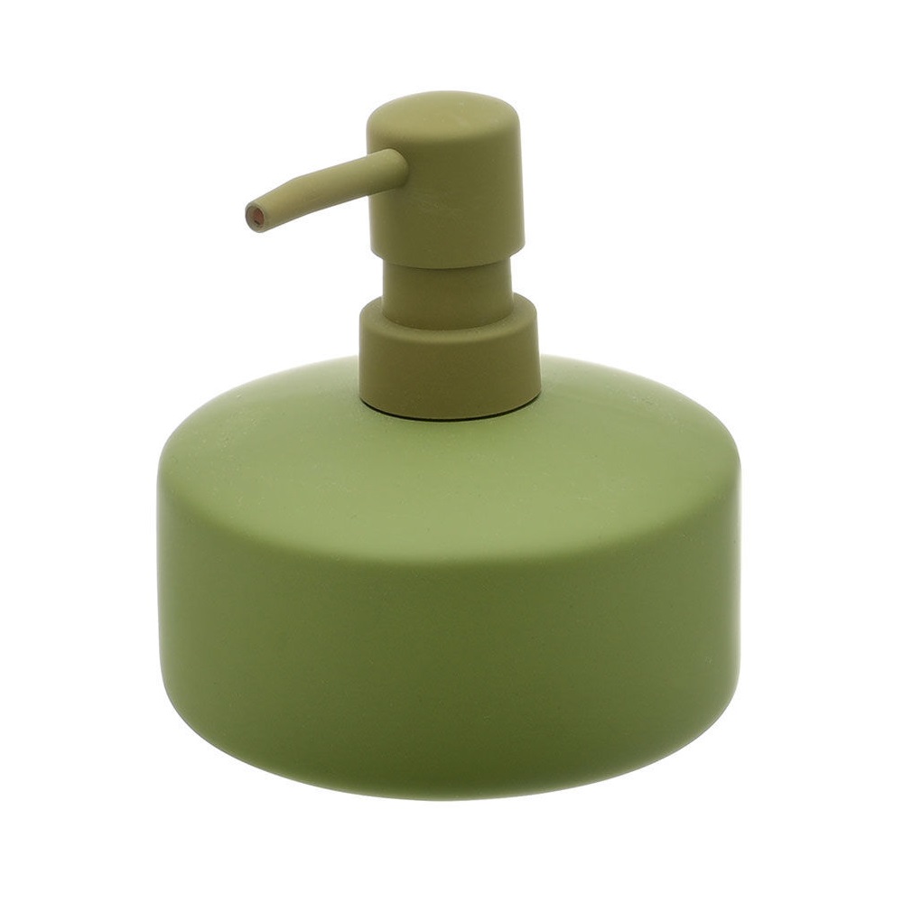 Αντλία Σαπουνιού Κεραμική 380ml Λαδί Olive Series εstia Home Art 02-14834 - 