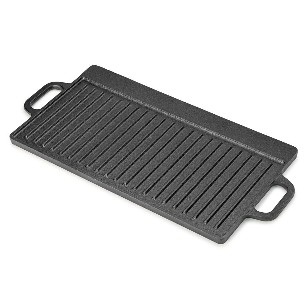 Μαντεμένια Πλάκα Grill Induction 42x23cm Με 2 Λαβές GTSA 38-671 - 