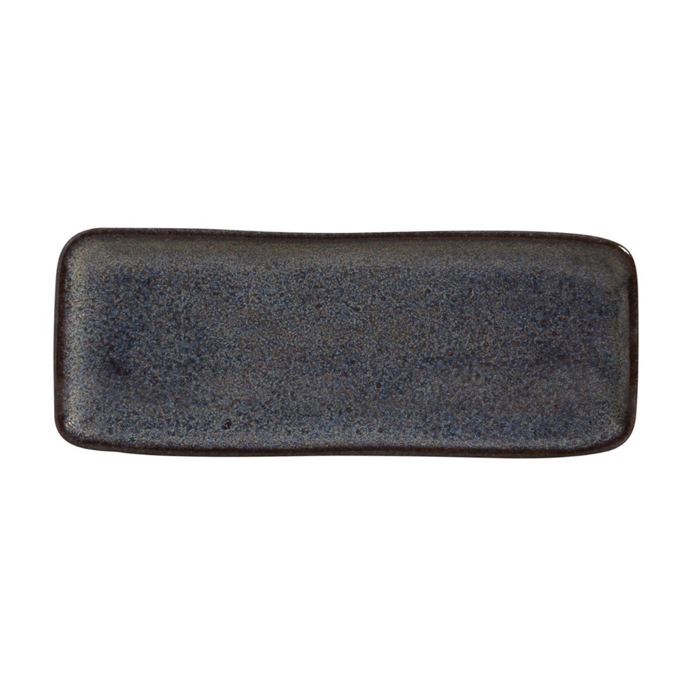 Πιατέλα Πορσελάνη Ορθογώνια ORGANIC TITANIUM 33x13cm No 4451 Porto Brazil 0744451 - 