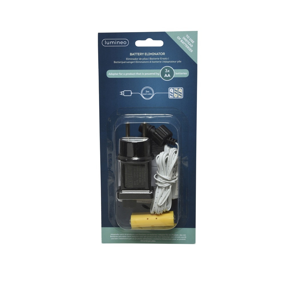 Αντάπτορας Ρεύματος Battery Eliminator 3xAA 4.5V/2.7W 3m Εσωτερικού Χώρου Lumineo 482673 - 1