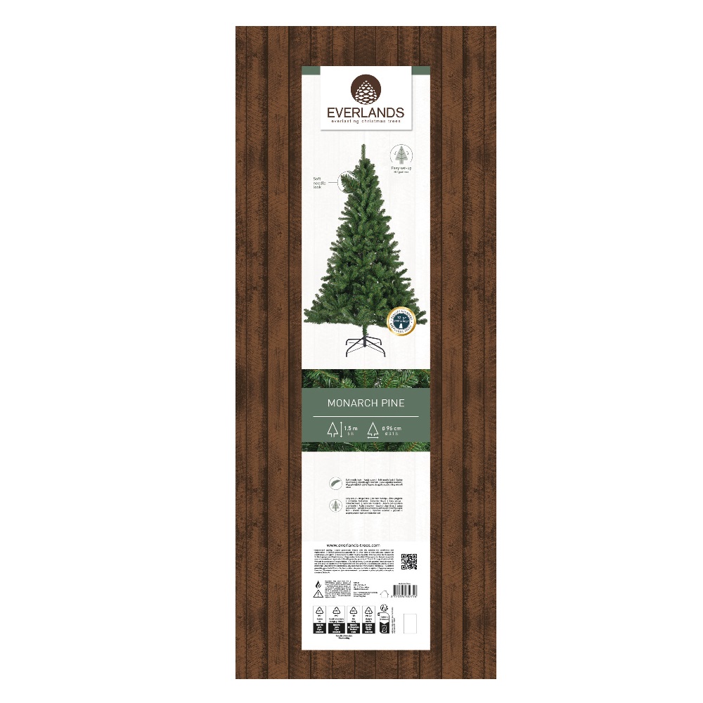 Χριστουγεννιάτικο Δέντρο Monarch Pine 150cm με 421 Κλαδιά - Everlands 684146 - 5