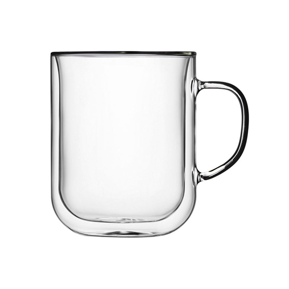 Κούπα Διπλού Τοιχώματος Γυαλί 35cl Σετ 2 Τμχ Sublime Thermic Luigi Bormioli 08.01037 - 