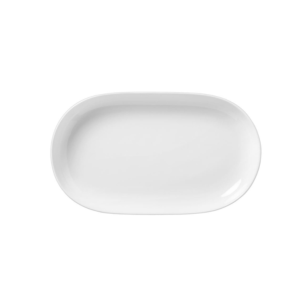 Πιατέλα Πορσελάνη Οβάλ Λευκή 33x19cm No 4468 Dot 0744468 - 