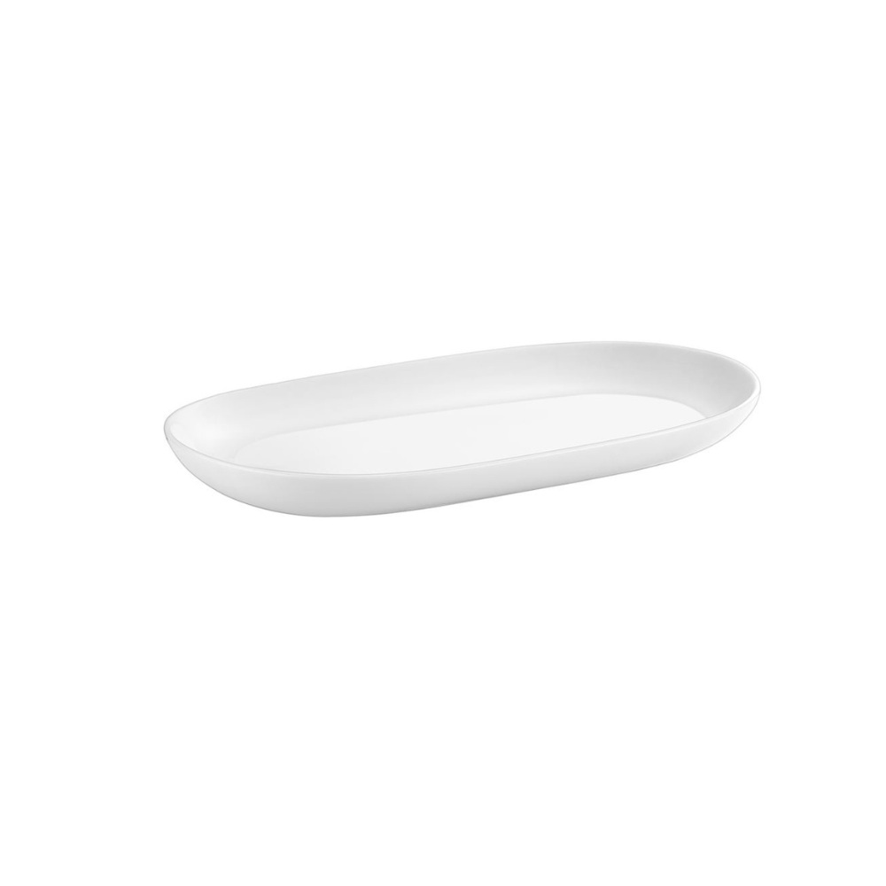 Πιατέλα Πορσελάνη Οβάλ Λευκή 33x19cm No 4468 Dot 0744468 - 2