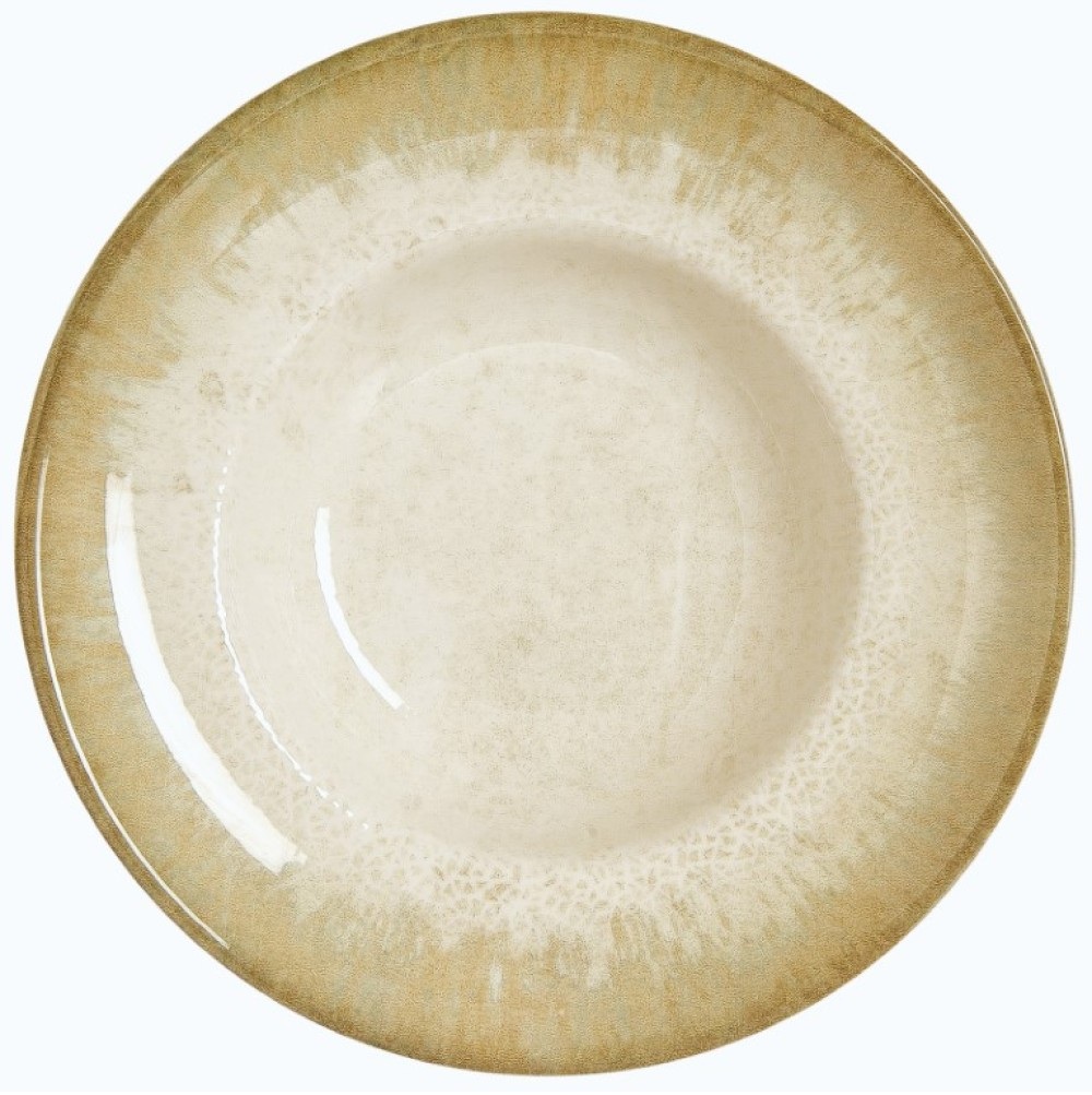 Πιάτο Πορσελάνης Βαθύ Yellow 27cm Ambience ByBone 68-31171 - 