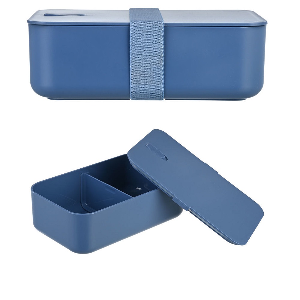 Φαγητοδοχείο Πλαστικό 1Lt Denim Blue Save The Aegean εstia Home Art 01-19419 - 2