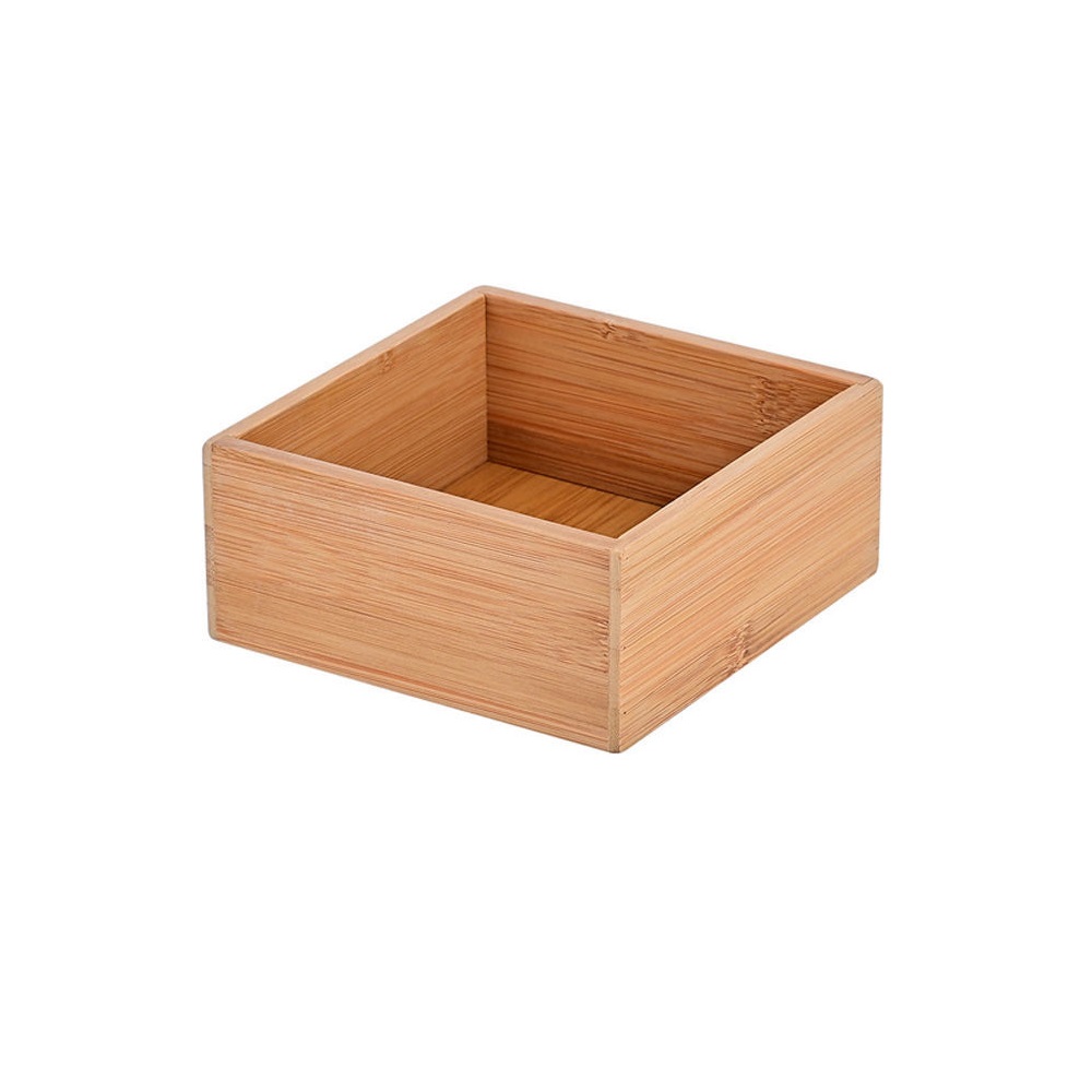 Κουτί Οργάνωσης Συρταριού 15x15xH7cm Bamboo Essentials εstia Home Art 03-17545 - 