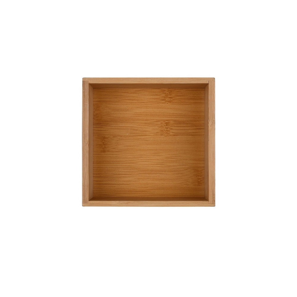 Κουτί Οργάνωσης Συρταριού 15x15xH7cm Bamboo Essentials εstia Home Art 03-17545 - 2