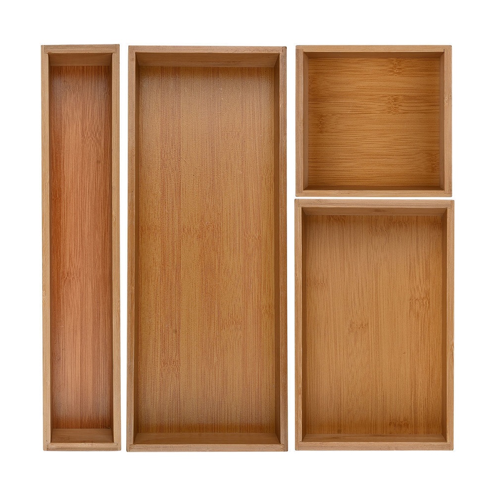 Κουτί Οργάνωσης Συρταριού 15x38xH7cm Bamboo Essentials εstia Home Art 03-17569 - 3