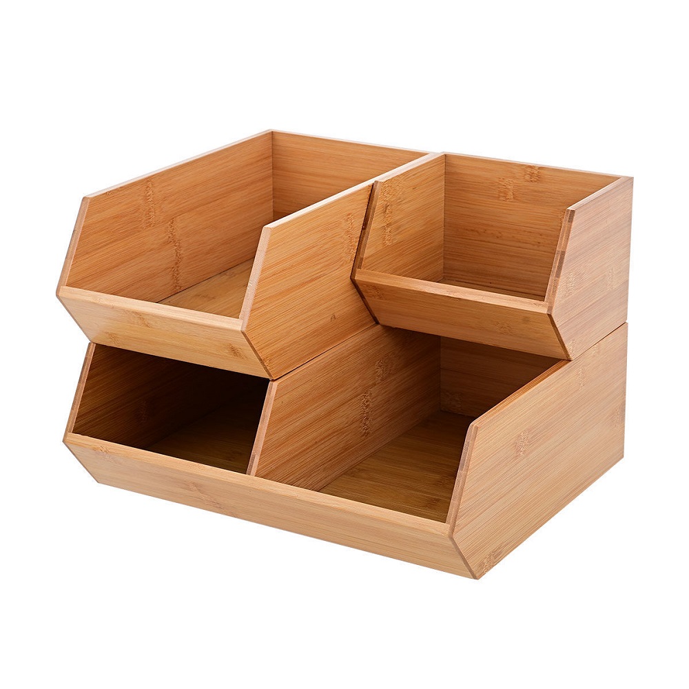 Κουτί Οργάνωσης 17,8x31xH12,5cm Bamboo Essentials εstia Home Art 03-17590 - 4