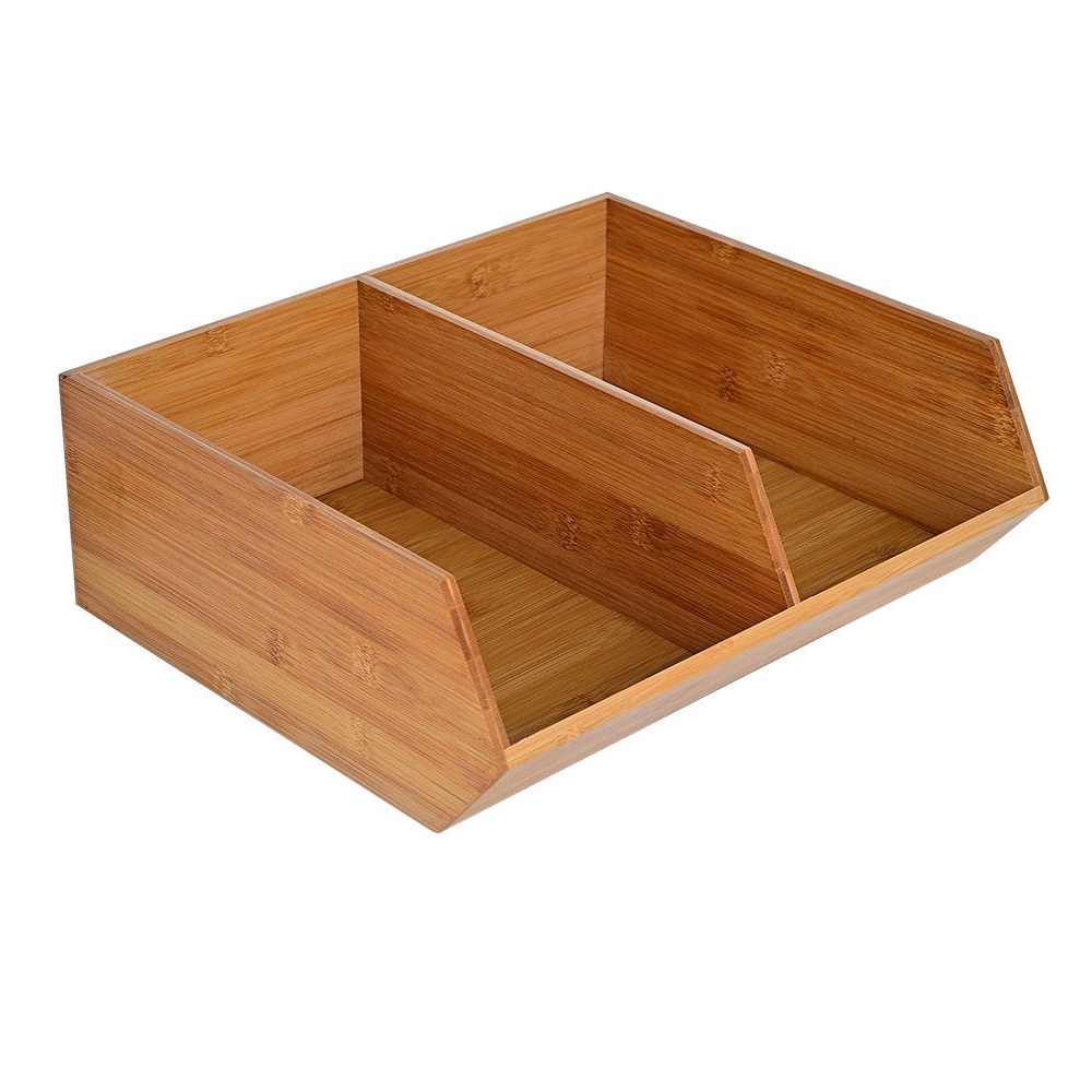 Κουτί Οργάνωσης 35x31xH12,5cm Bamboo Essentials εstia Home Art 03-17606 - 