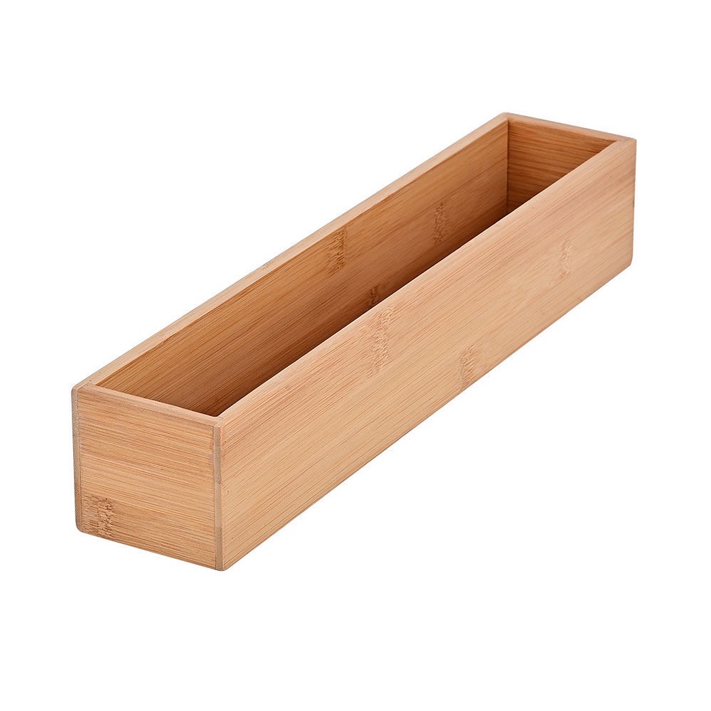 Κουτί Οργάνωσης Συρταριού 8x38xH7cm Bamboo Essentials εstia Home Art 03-17576 - 