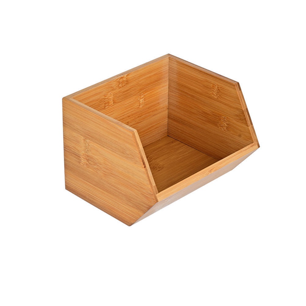 Κουτί Οργάνωσης 17,8x15,7xH12,5cm Bamboo Essentials εstia Home Art 03-17583 - 