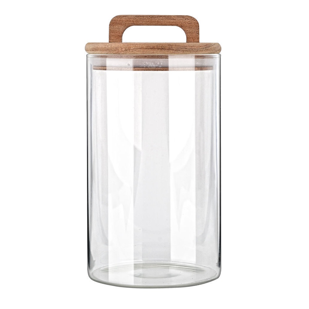 Δοχείο Αποθήκευσης Γυάλινο 1000ml Φ10xH19cm Allure εstia Home Art 01-17484 - 