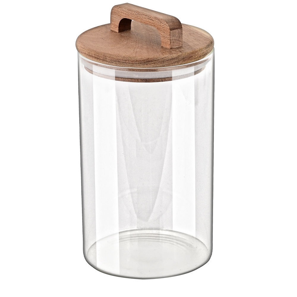 Δοχείο Αποθήκευσης Γυάλινο 1000ml Φ10xH19cm Allure εstia Home Art 01-17484 - 2