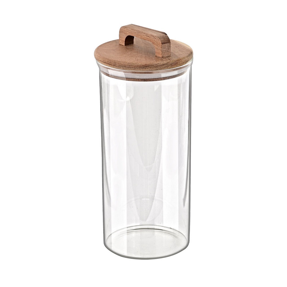 Δοχείο Αποθήκευσης Γυάλινο 1,3Lt Φ10xH22cm Allure εstia Home Art 01-17491 - 