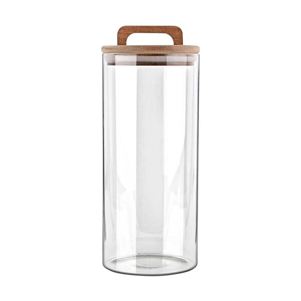 Δοχείο Αποθήκευσης Γυάλινο 1,3Lt Φ10xH22cm Allure εstia Home Art 01-17491 - 2
