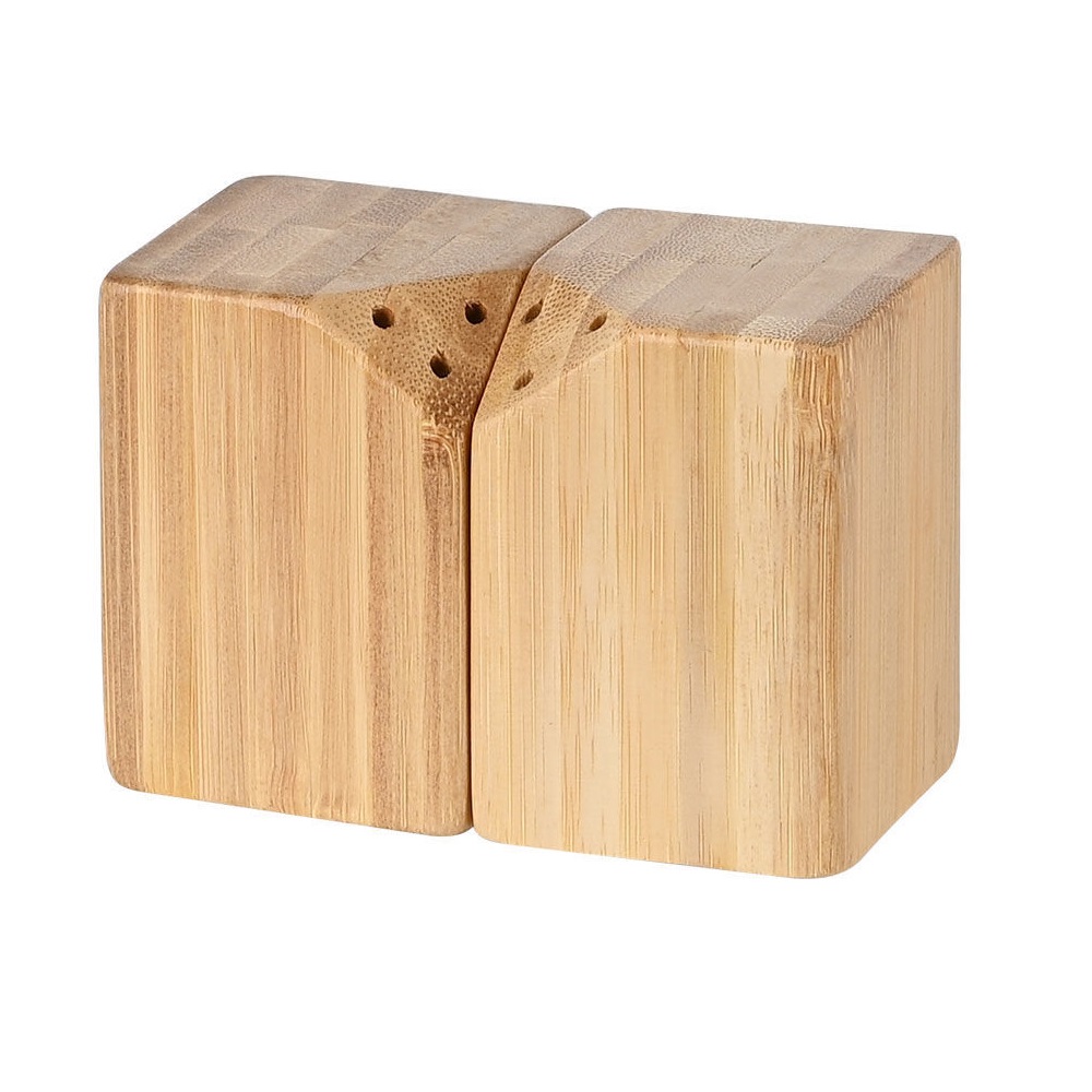 Δοχείο Με Μαγνήτη Σετ Για Αλάτι & Πιπέρι 10x5xH7cm Bamboo Essentials εstia Home Art 01-19730 - 