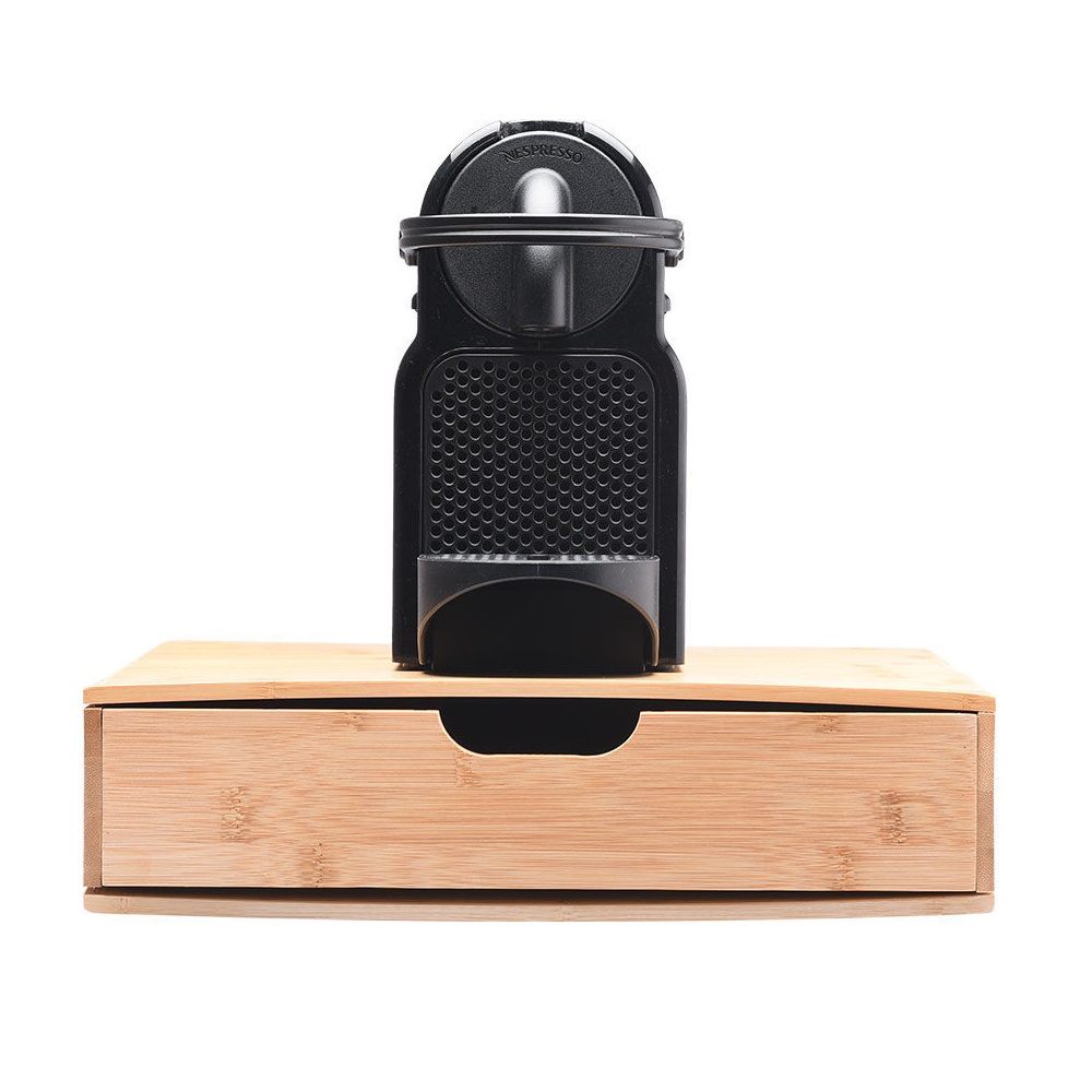 Συρταρωτή Θήκη Για Κάψουλες 5 Θέσεων 35,3x29xH8,5cm Bamboo Essentials εstia Home Art 01-19860 - 5