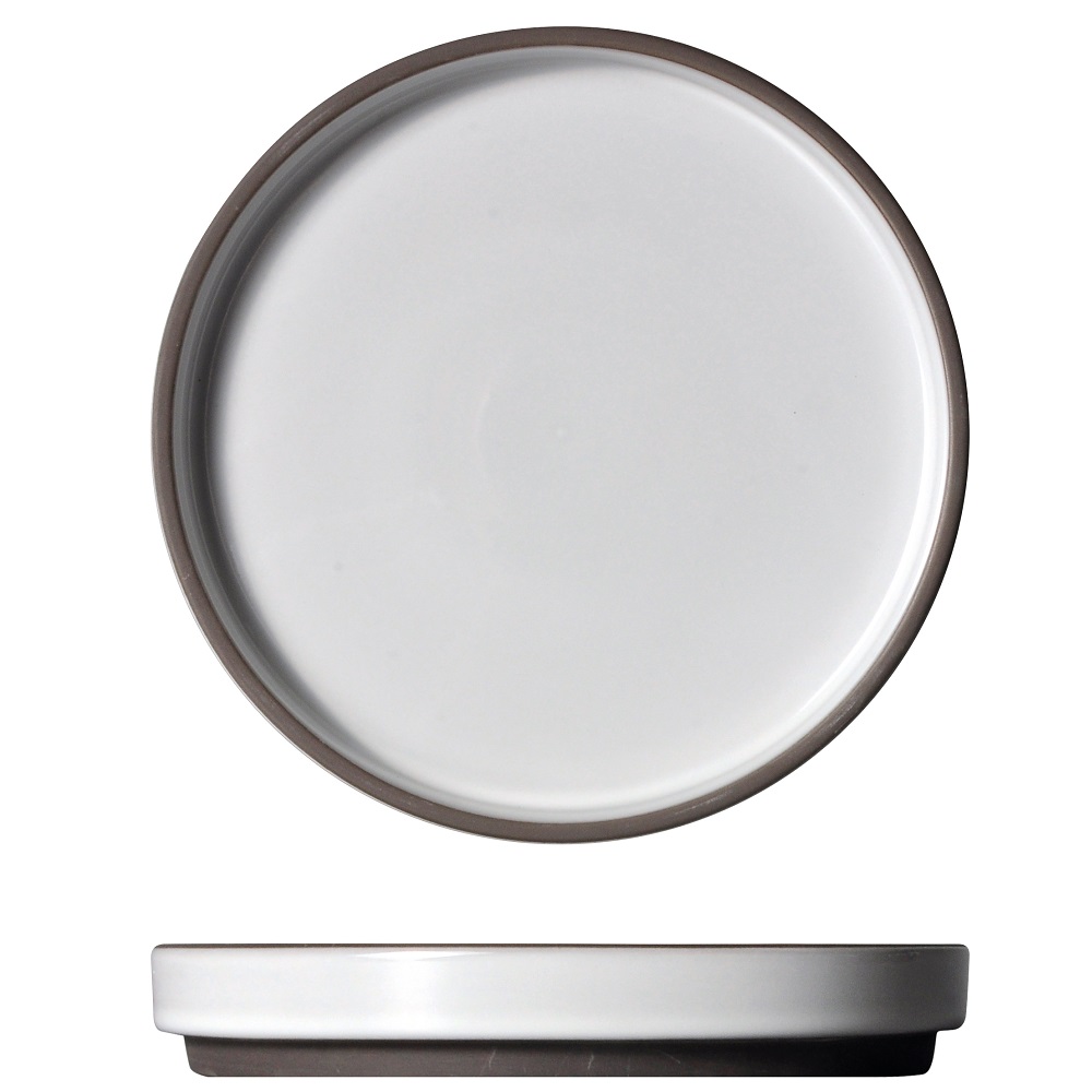 Πιάτο Ρηχό Step Πορσελάνης Λευκό Φ28xH3cm Character Prestige 69-61928