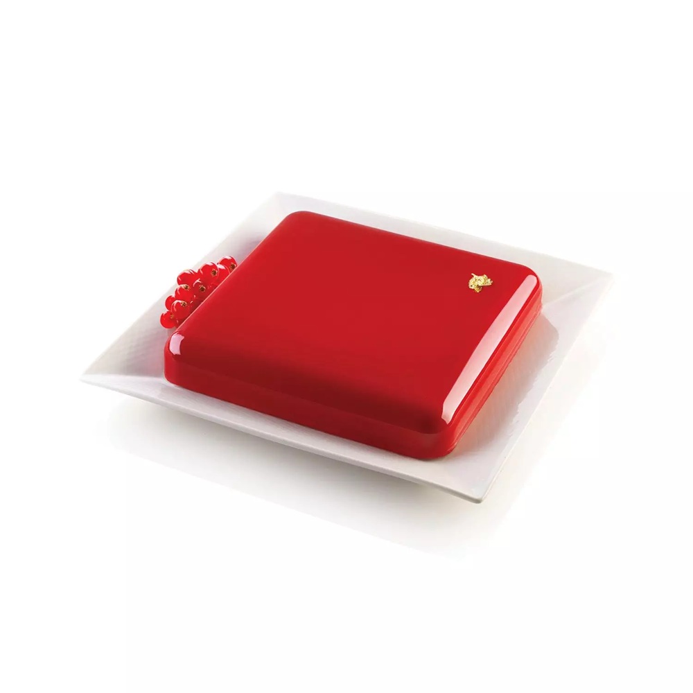 Φόρμα Σιλικόνης Platinum 210x210x35mm 1400ml Quadro 3Design Silikomart 20.417.13.0065 - 3