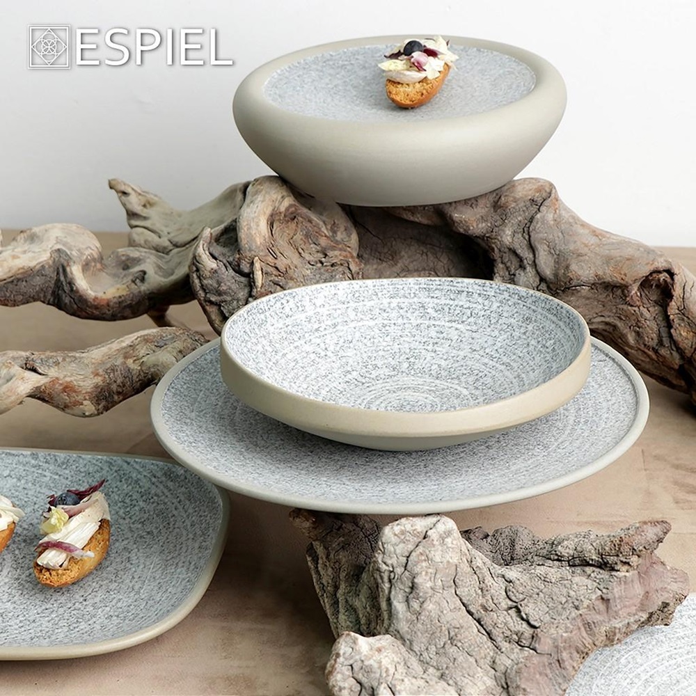 Πιάτο Stoneware Βαθύ 21,5x22xH6cm Corsica Espiel VRA104 - 4
