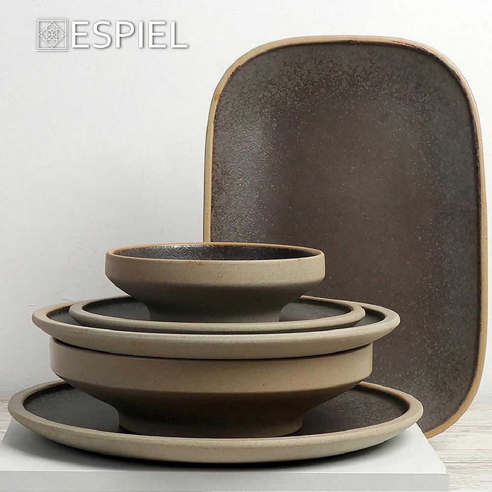 Πιατέλα Πορσελάνης Ορθογώνια 33,5x23xH2,6cm Karma Espiel VRA112 - 3
