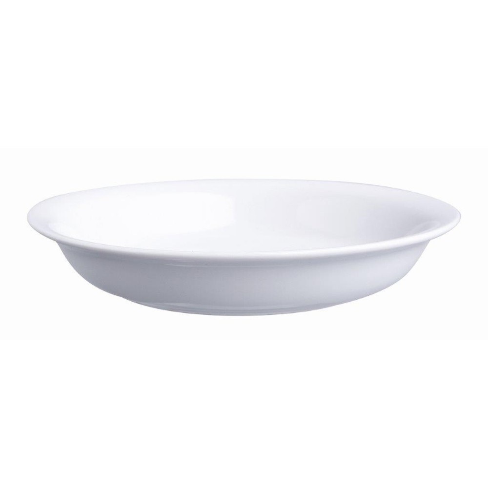 Πιάτο Βαθύ Πορσελάνης Λευκό Slim Rim Φ21,3x3,8 cm Oriana Ferelli XG007HC021 - 