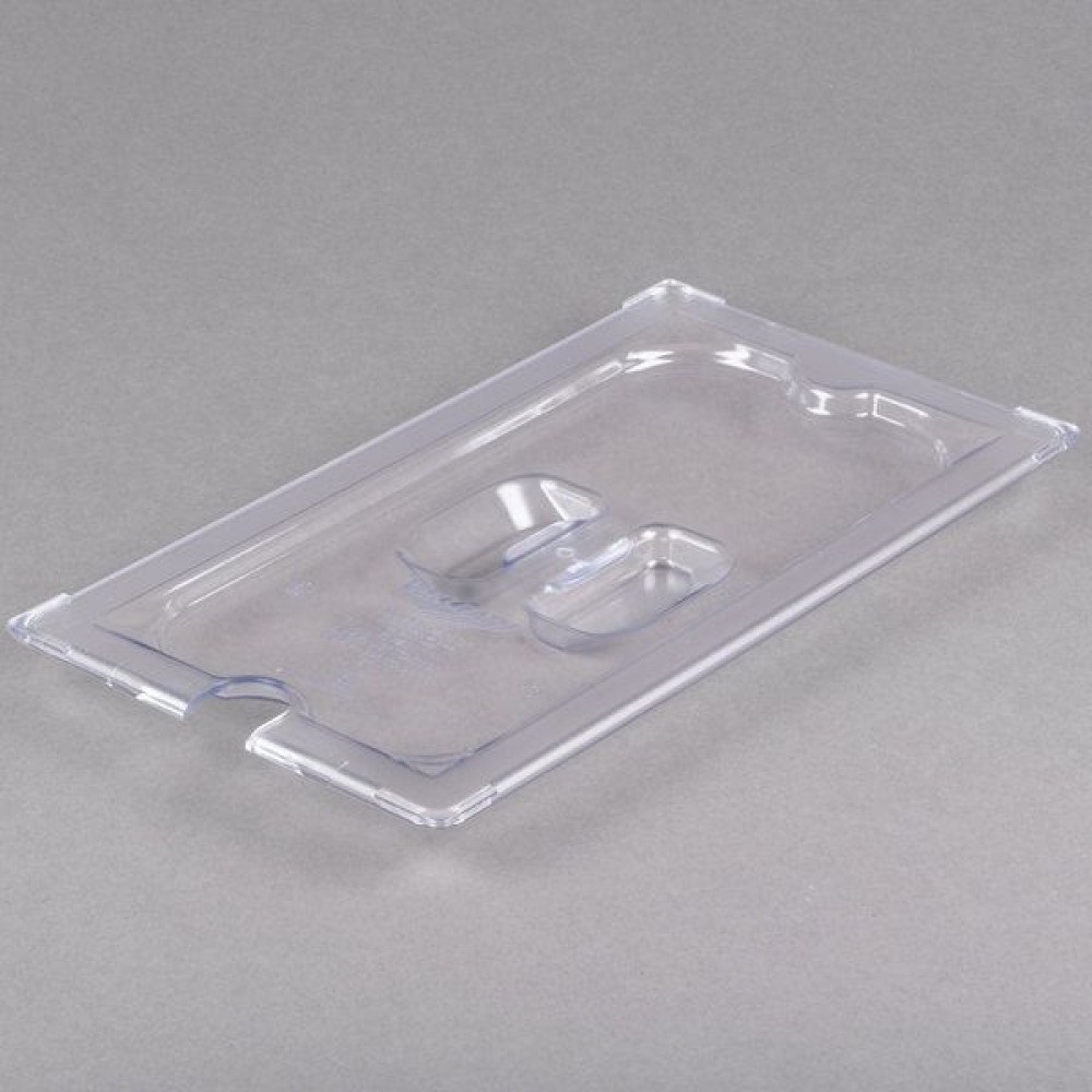 Καπάκι Gastronorm Με Εγκοπή Διάφανο Polycarbonate GN 1/4 (26,2x16,2cm) GTSA PC-7140S - 