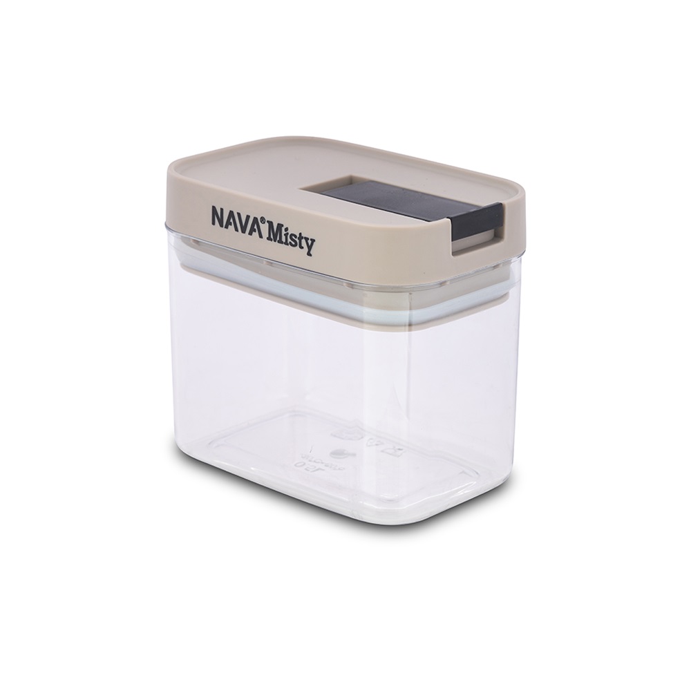Δοχείο Αποθήκευσης Τροφίμων 500ml Πλαστικό 11,5x7,5xH10cm Misty Nava 10-174-040 - 1