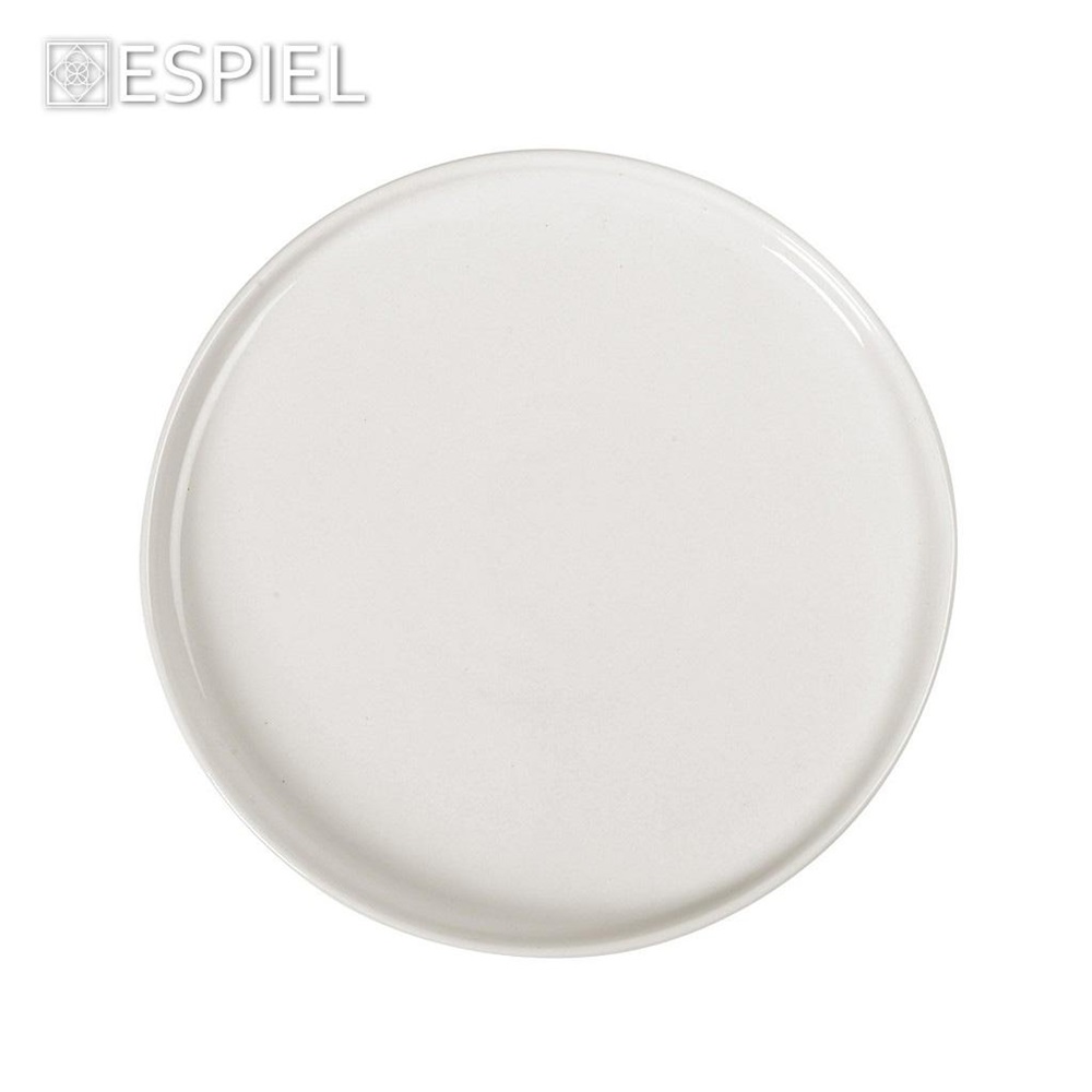 Πιάτο Πορσελάνης Ρηχό Step Φ21xH2cm Ivory Monaco Espiel FUK112 - 3