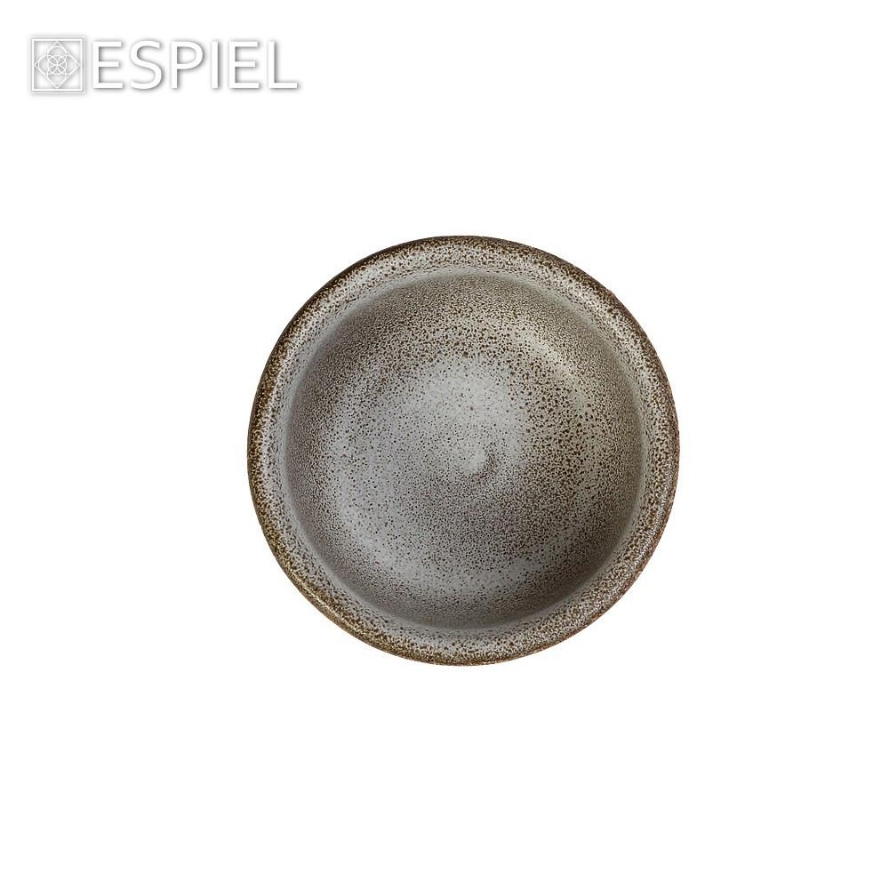 Ντιπάκι Stoneware Στρογγυλό Ανοιχτό Γκρι Φ6,5xH2,8cm Calabria Espiel REP106 - 4