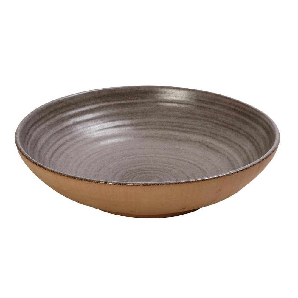 Πιάτο Stoneware Βαθύ XL Φ26xH6,5cm Beige Calabria Espiel REP114 - 