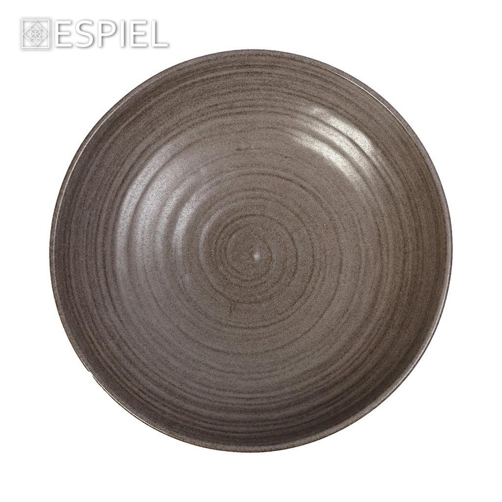 Πιάτο Stoneware Βαθύ XL Φ26xH6,5cm Beige Calabria Espiel REP114 - 5