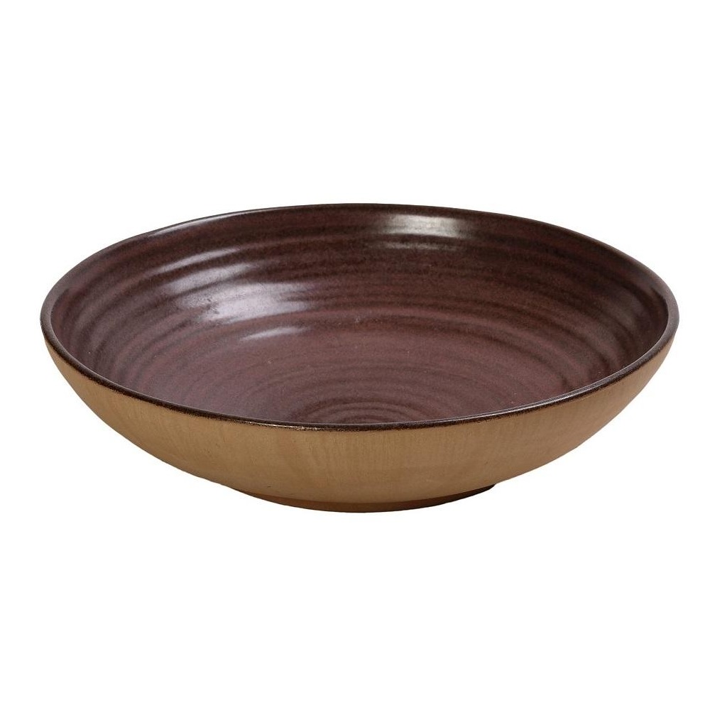Πιάτο Stoneware Βαθύ XL Φ26xH6,5cm Pink Calabria Espiel REP121 - 