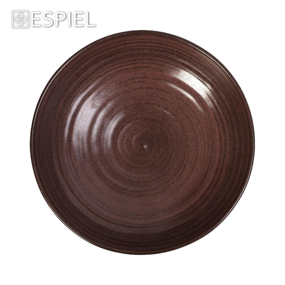 Πιάτο Stoneware Βαθύ XL Φ26xH6,5cm Pink Calabria Espiel REP121 - 5