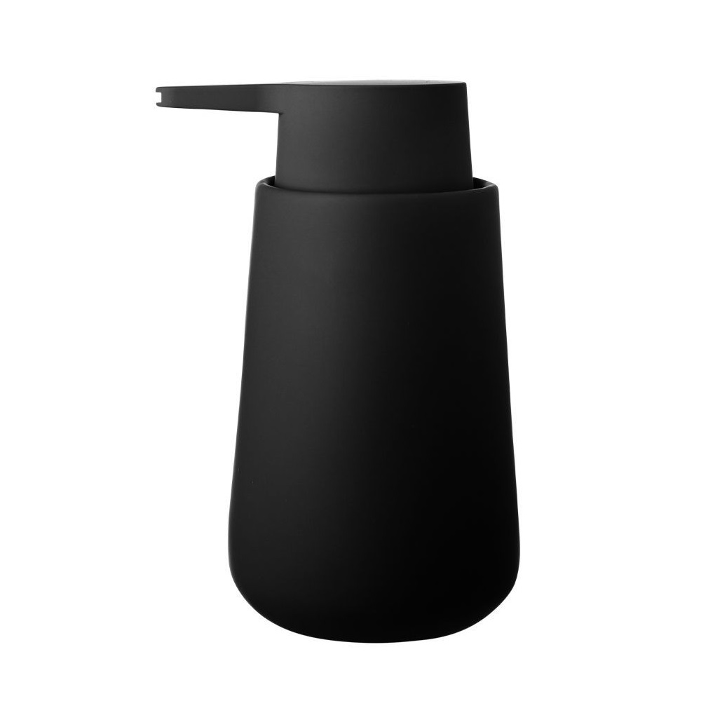 Αντλία Σαπουνιού Κεραμική 300ml Φ8,5xH15cm Black Fjord εstia Home Art 02-19747 - 2