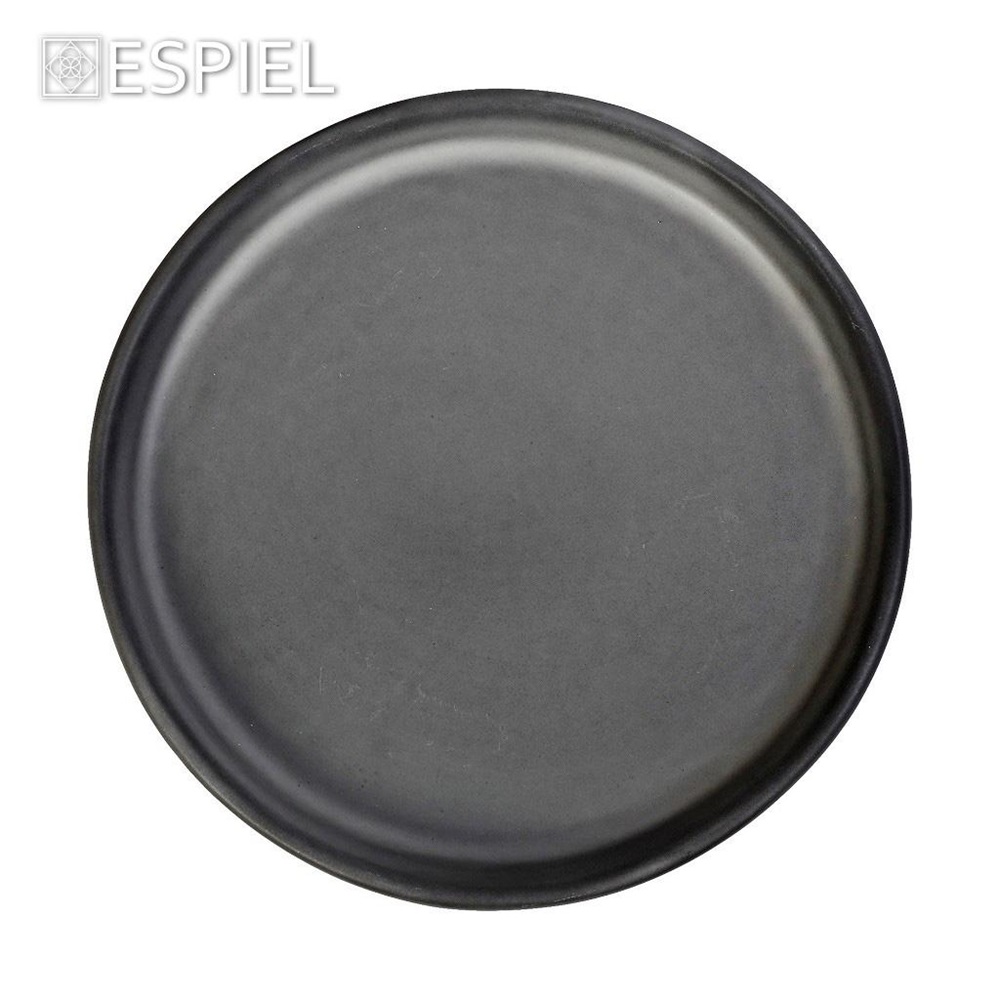 Μπoλ Stoneware Στρογγυλό Γκρι Σκούρο Φ14,5xH4,5cm Canyon Espiel GMT407 - 5