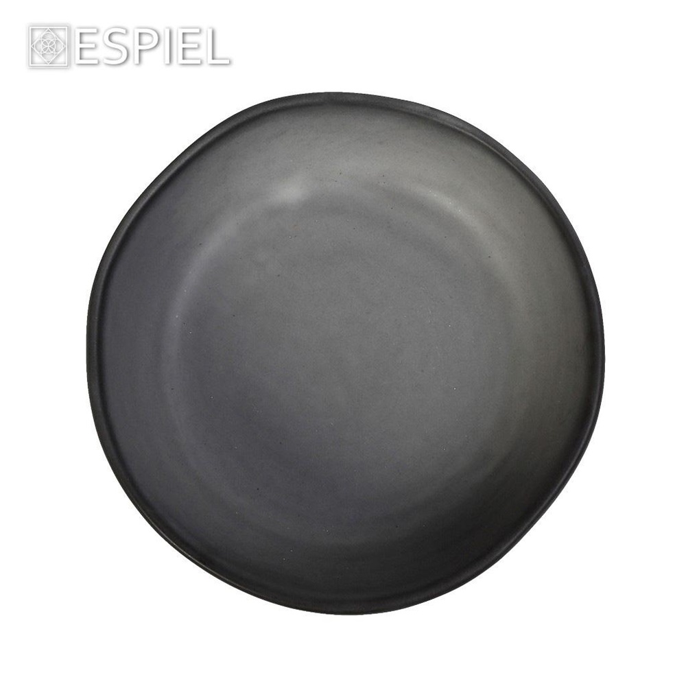 Μπoλ Stoneware Στρογγυλό Σκούρο Γκρι Φ18,5x5,3cm Canyon Espiel GMT408 - 5