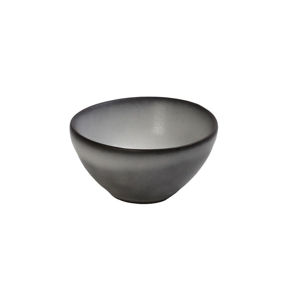 Ντιπάκι Stoneware Στρογγυλό Σκούρο Γκρι Φ6,5xH3,5cm Canyon Espiel GMT414 - 
