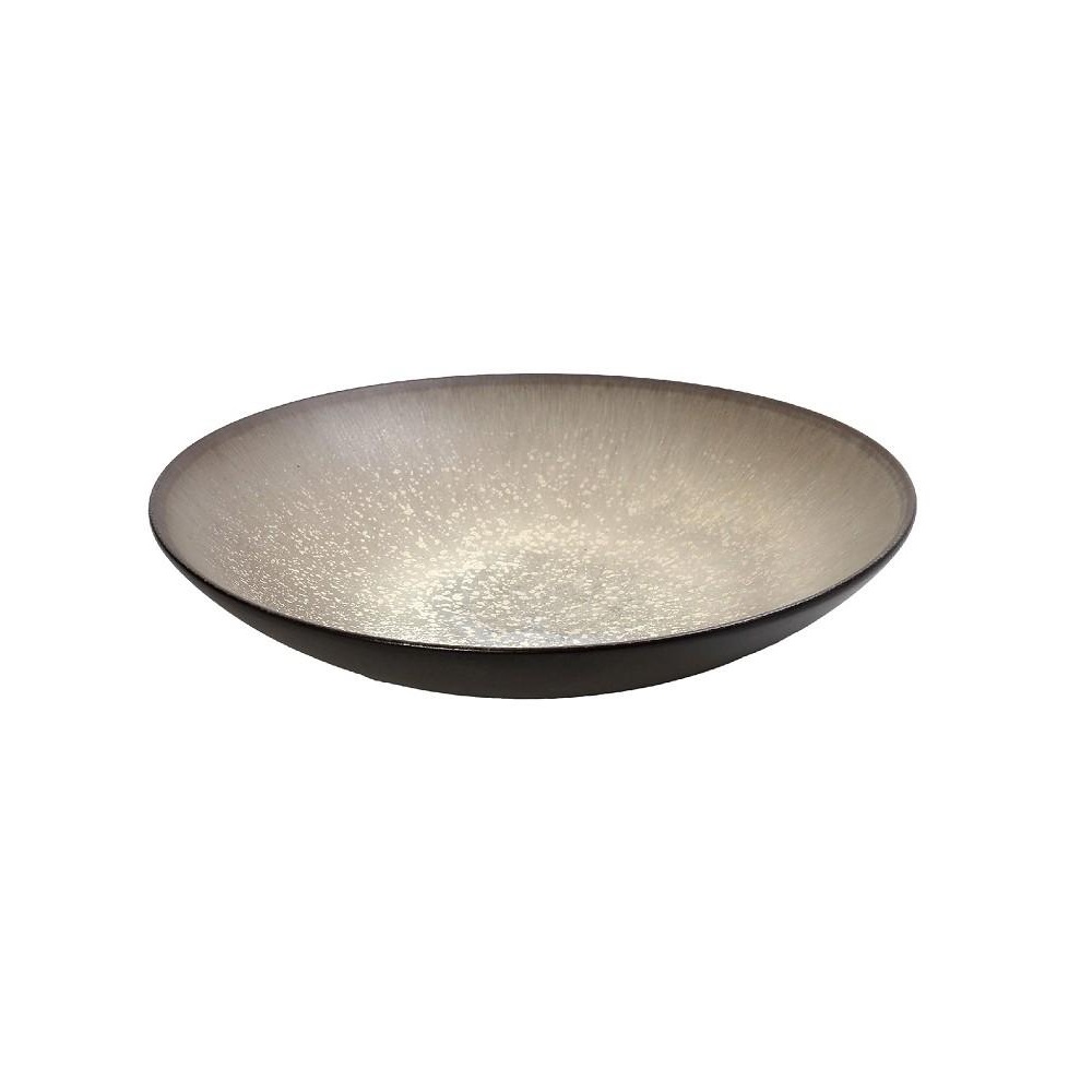 Πιάτο Stoneware Βαθύ Φ26,5xH6cm Μπεζ / Καφέ Sensation Espiel GMT420 - 