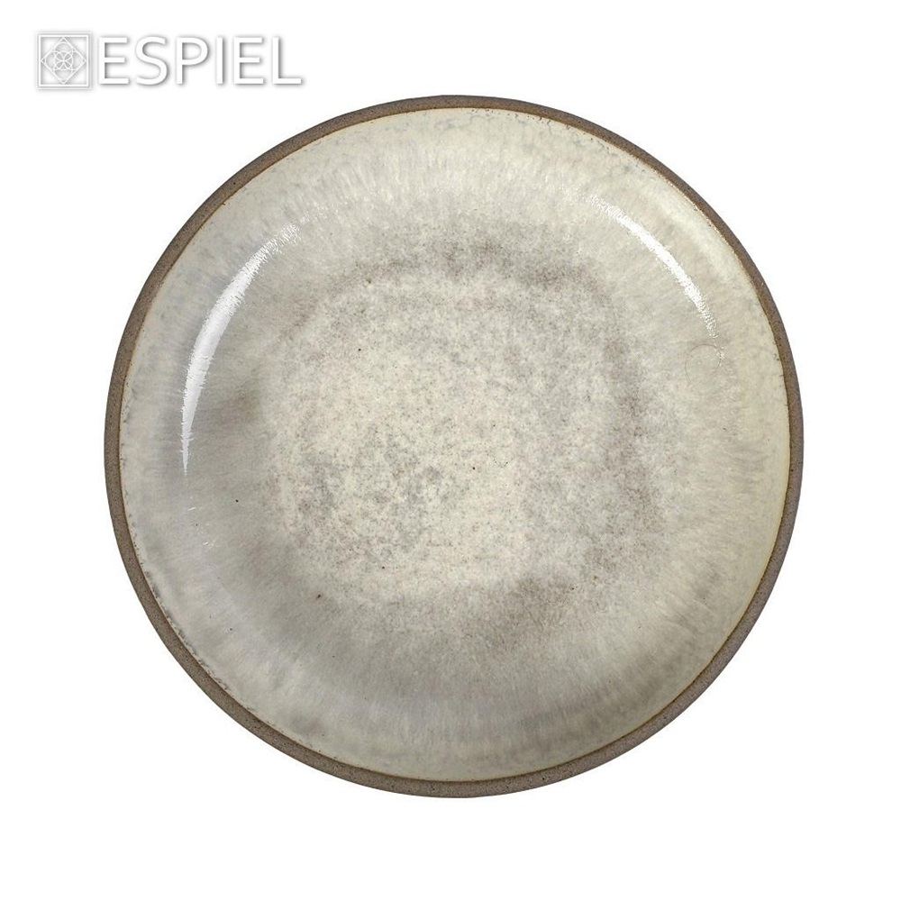 Πιάτο Stoneware Βαθύ Step Φ20,5xH4,3cm Μπεζ Spirit Espiel NIC703 - 5
