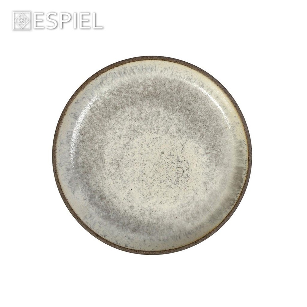 Πιάτο Stoneware Βαθύ Step Φ15,3xH2,7cm Μπεζ Spirit Espiel NIC704 - 5