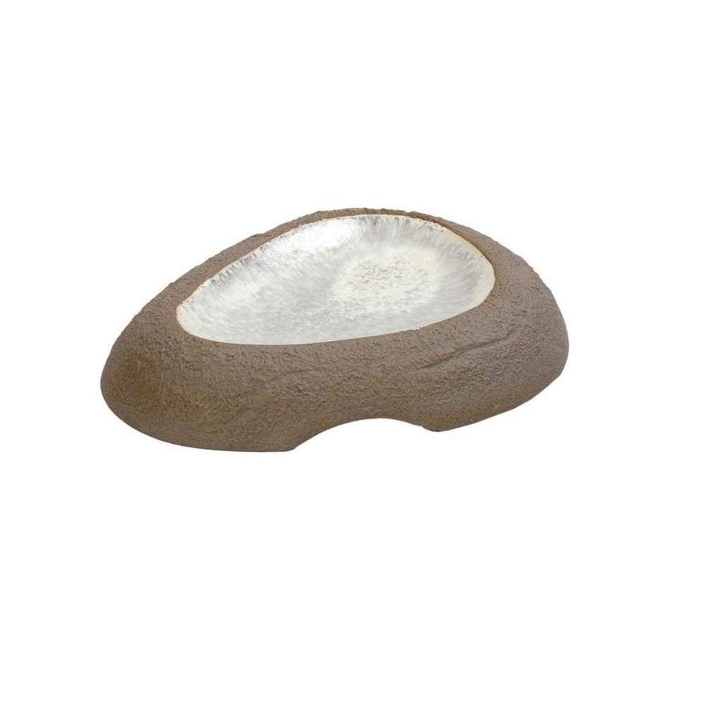 Μπολ Stoneware Μπεζ 21x16,8xH3,2cm 