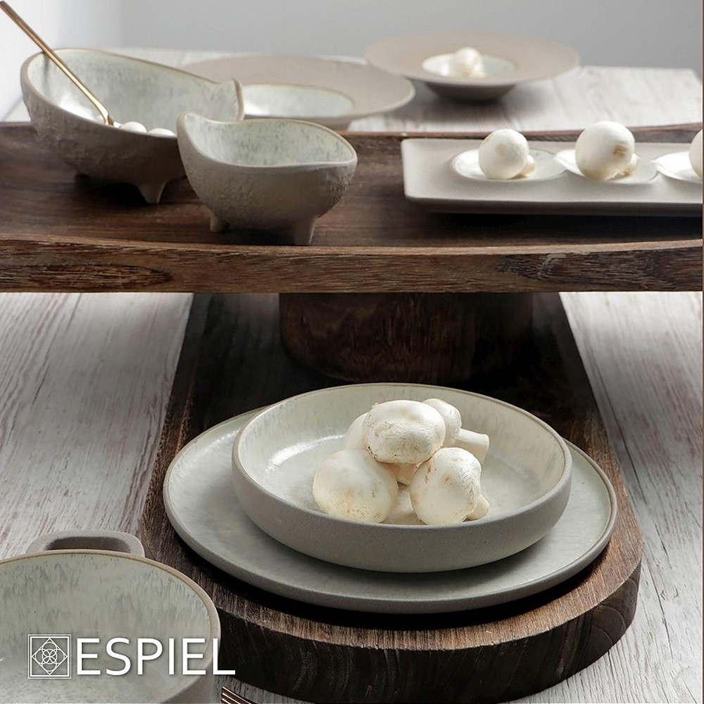 Πιάτο Stoneware Βαθύ Risotto Φ28xH6cm Μπεζ Spirit Espiel NIC708 - 4
