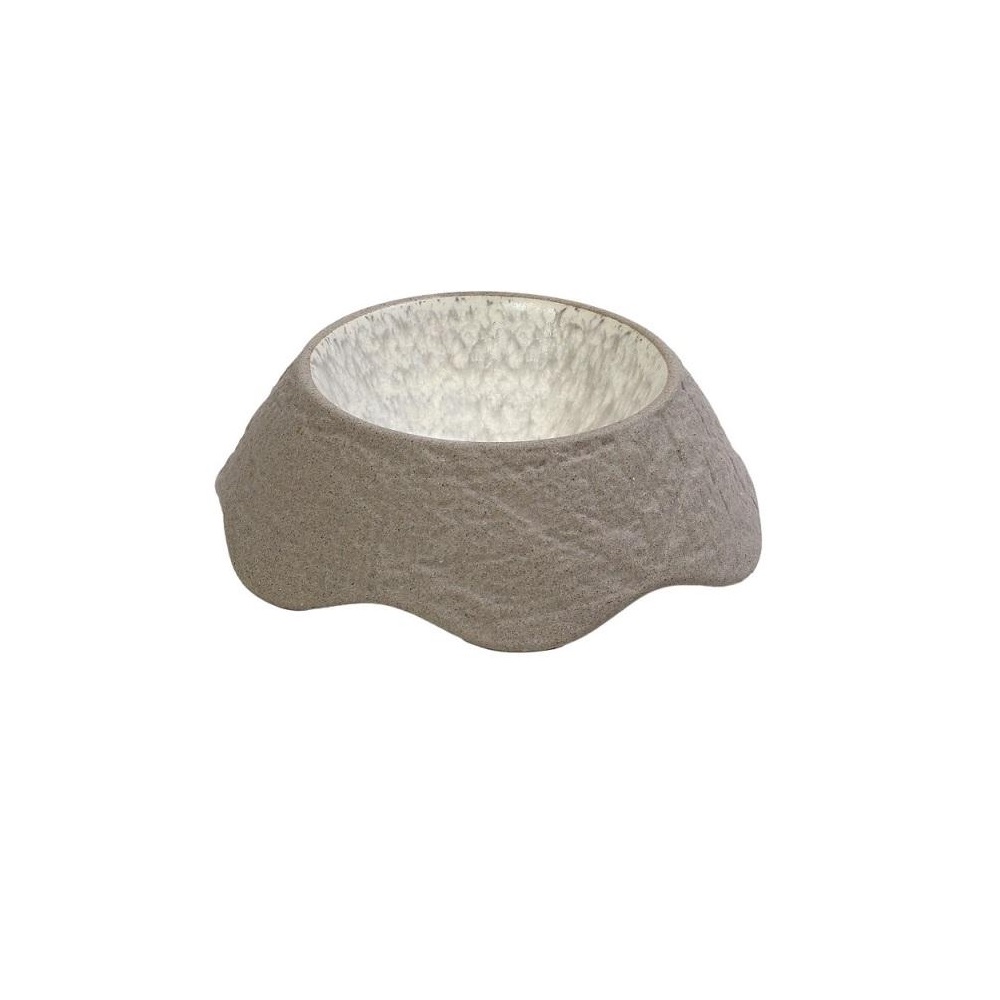 Μπολάκι - Ντιπάκι Stoneware Στρογγυλό Μπεζ Φ12,5xH3,5cm 